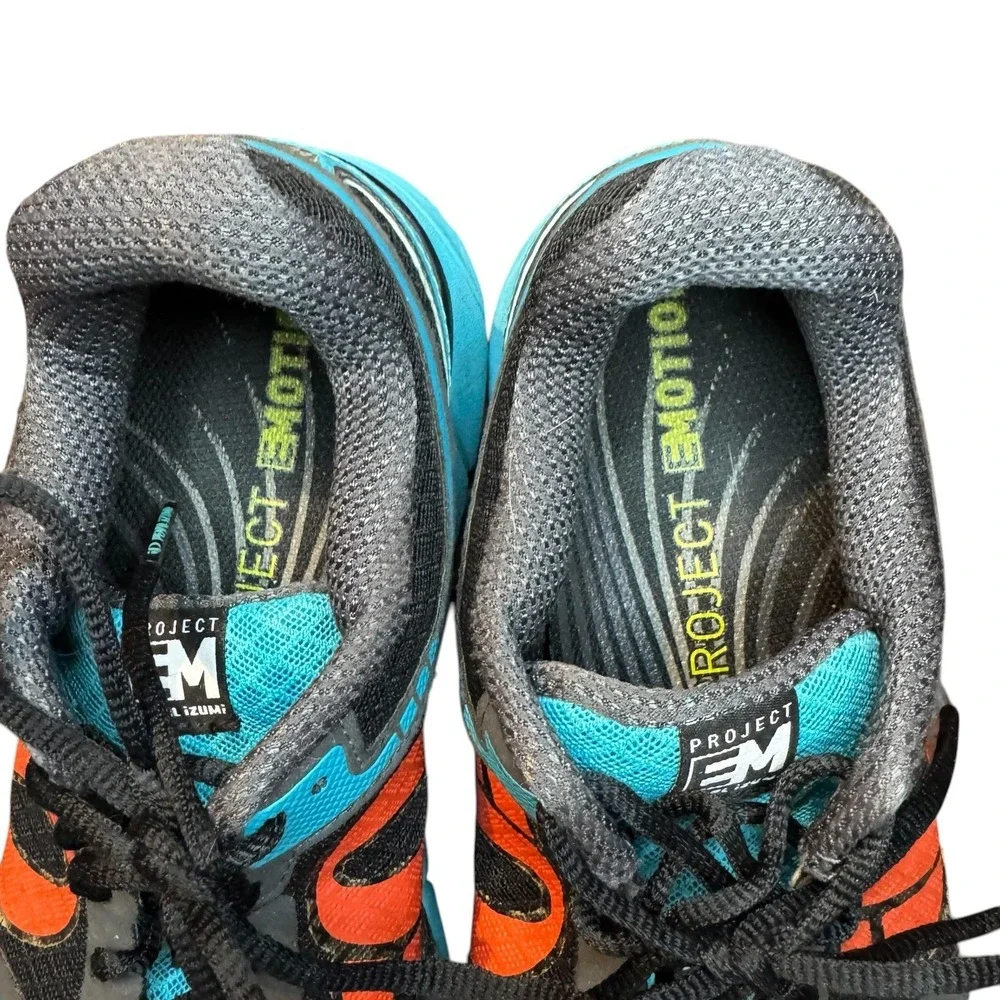 Pearl Izumi EM Road M3 Shoes Mens Size 8.5 Gray Blue Orange‎ Running Sneakers